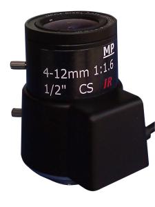 China Megapixel Vari-focal 4-12mm CS mount wholesale