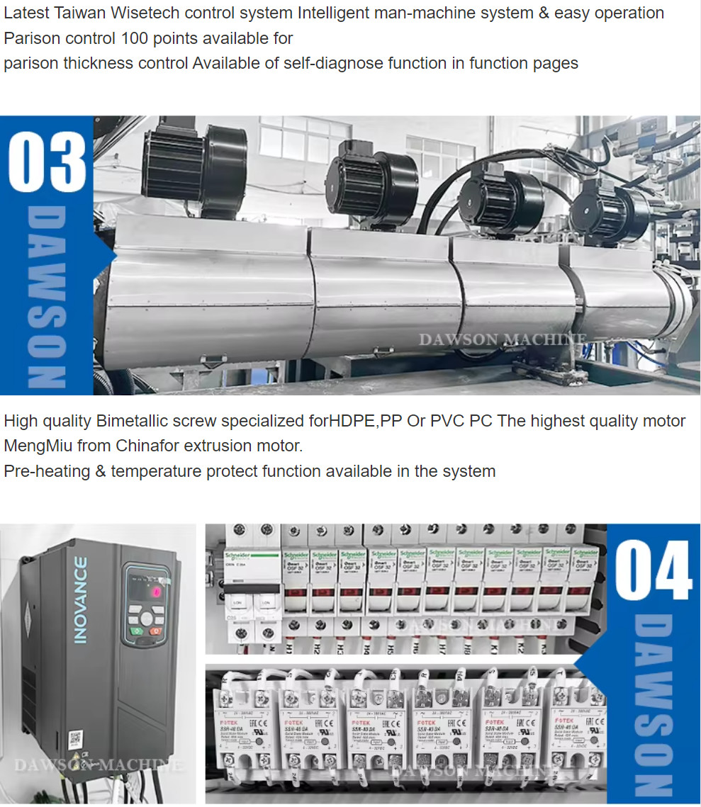 Plastic Multi Layer HDPE Blow Molding Machine automatic
