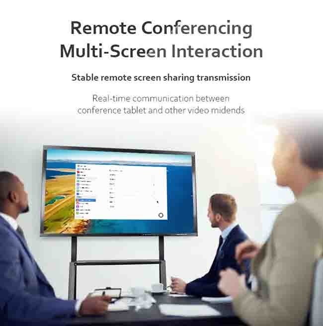 CE 98 Inch Smart Board 8 Array Mic 98" Interactive Panel For Classroom