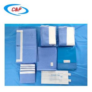 China Spunlace Nonwoven Disposable Laparotomy Pack Surgical Drape Universal wholesale