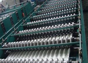 China 9m Corrugated Roof Sheet Roll Forming Machine 480V Metal Roofing Equipment wholesale