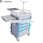 Hospital Furniture ABS Emergency Medicine Medical Trolley Cart