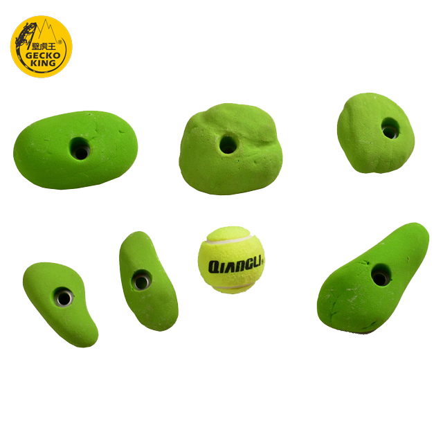 1740g Screw on Set Amusement Park Climbing Wall Kids Rock Climbing Holds for Advance Climbers