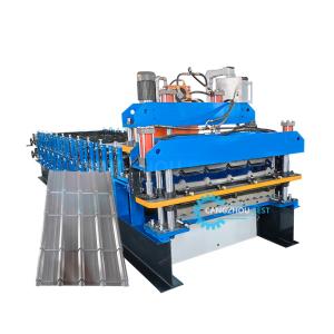 China Glazed Tile 3kw 20mm Roofing Sheet Roll Forming Machine wholesale