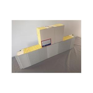 China 125mm Glasswool Core Insulated Sandwich Panel Fire Resistance Light Weight wholesale