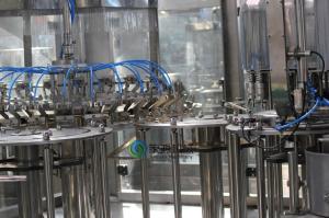 China 0.5L Water Bottle Filling Machine PLC Controled / Liquid Filling Line wholesale