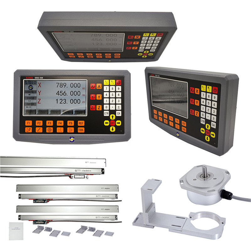 DRO Digital Readout 2 Axis RS422 Signal SINO TFT Lathe Machine