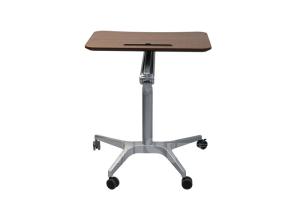 China Hydraulic Gas Lift Laptop Movable Height Adjustable Standing Desk wholesale