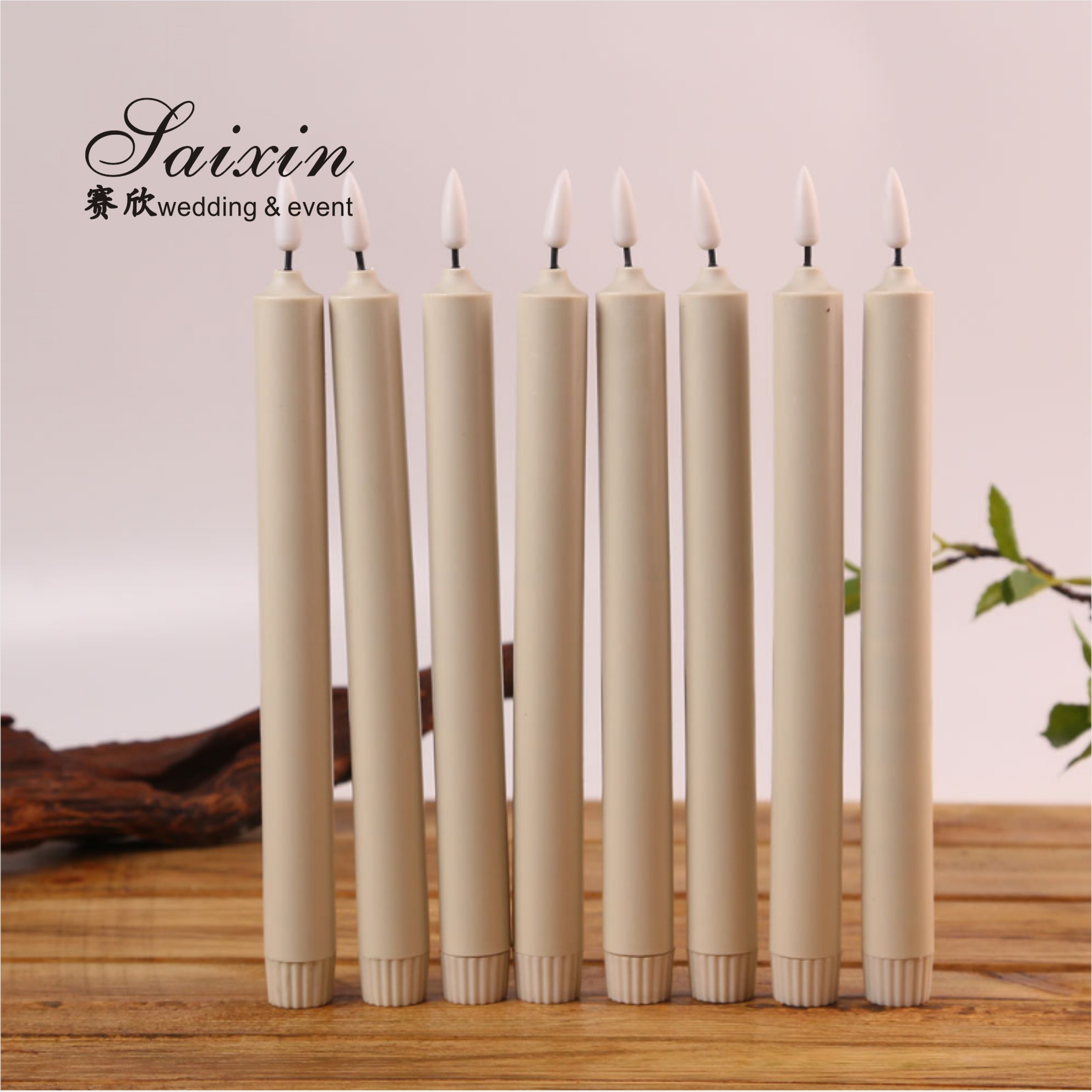Led Candles For Wedding Centerpieces Flameless Elegant Christmas Light Wax Wedding Candle Pillars