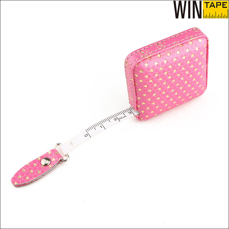 Wintape Promotional Gift Garment Tailor Inch Pink Body Measuring Tapes Tailor Sewing Ruler For Tailor
