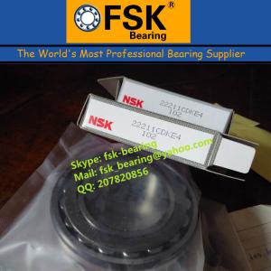 China Cheap Spherical Roller Bearings 55*100*25mm NSK 22211CDKE4 wholesale