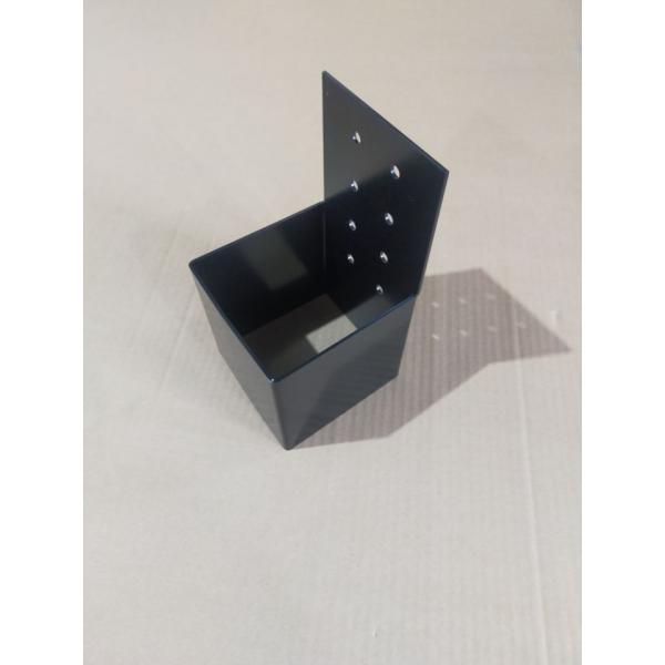 4 inch Black Powder Coating Metal Wood DIY Pergola Hardware Kit for Heavy Duty Gazebo