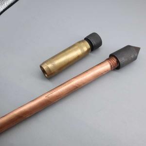Chemical Electrical Earth Rod Material With Threads Drilling Head