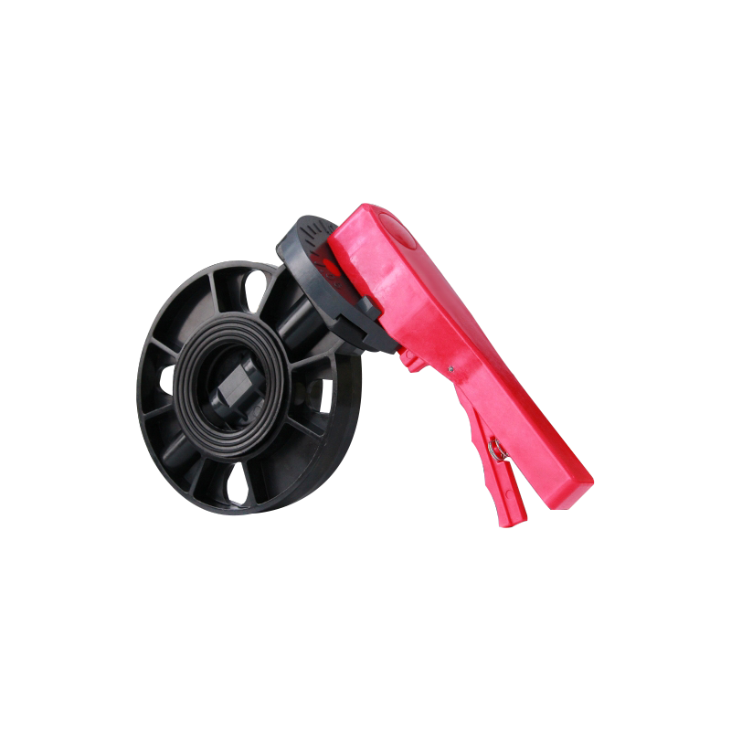 Water Media 2"-12" PVC Butterfly Valve Wafer Type for Hydraulic Ball Structure Manual