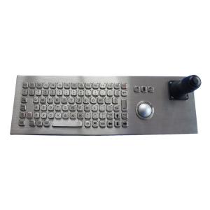 China 800DPI IP68 Stainless Steel Joystick Keyboard With Trackball Mouse wholesale