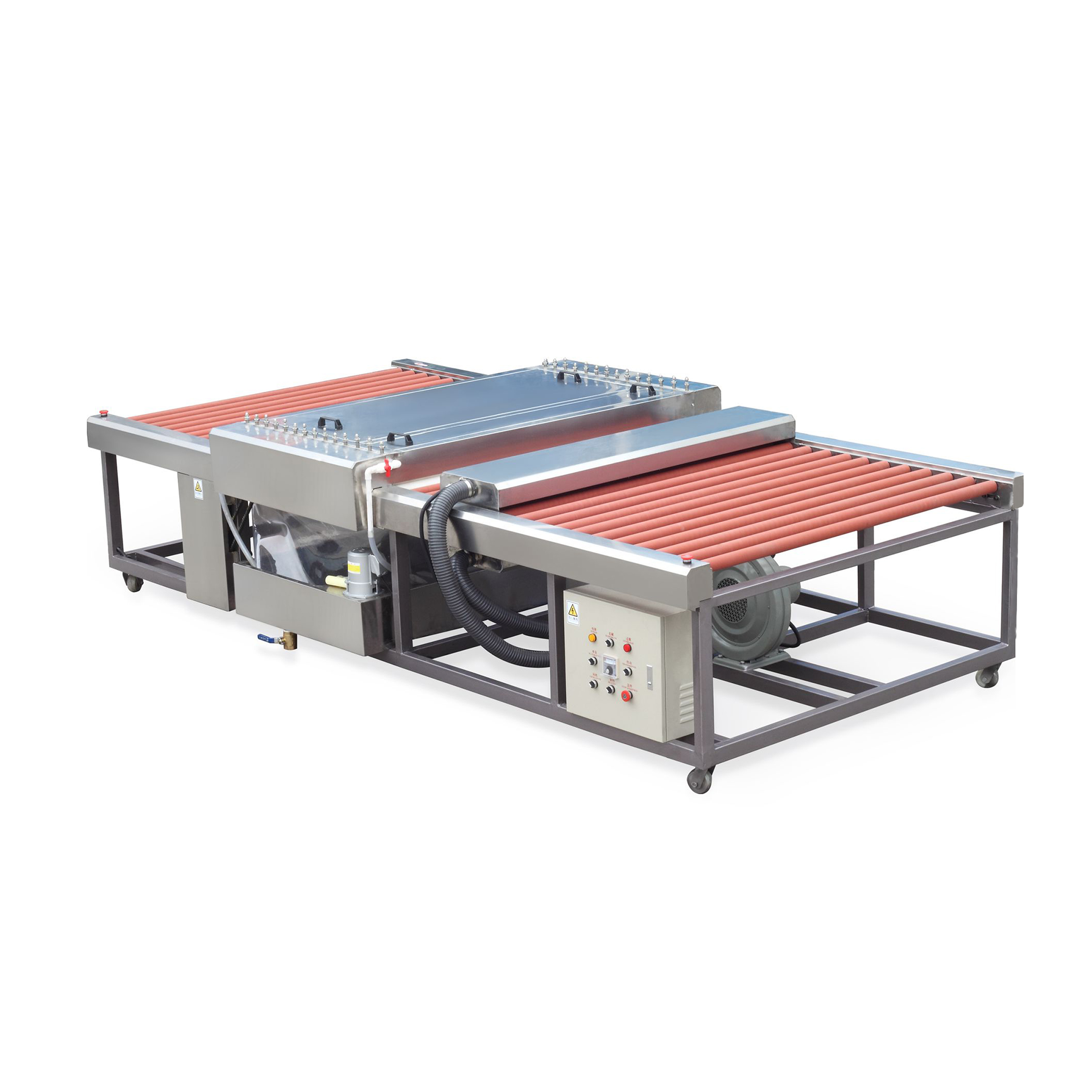 2020 AGM horizontal glass washing and drying machine