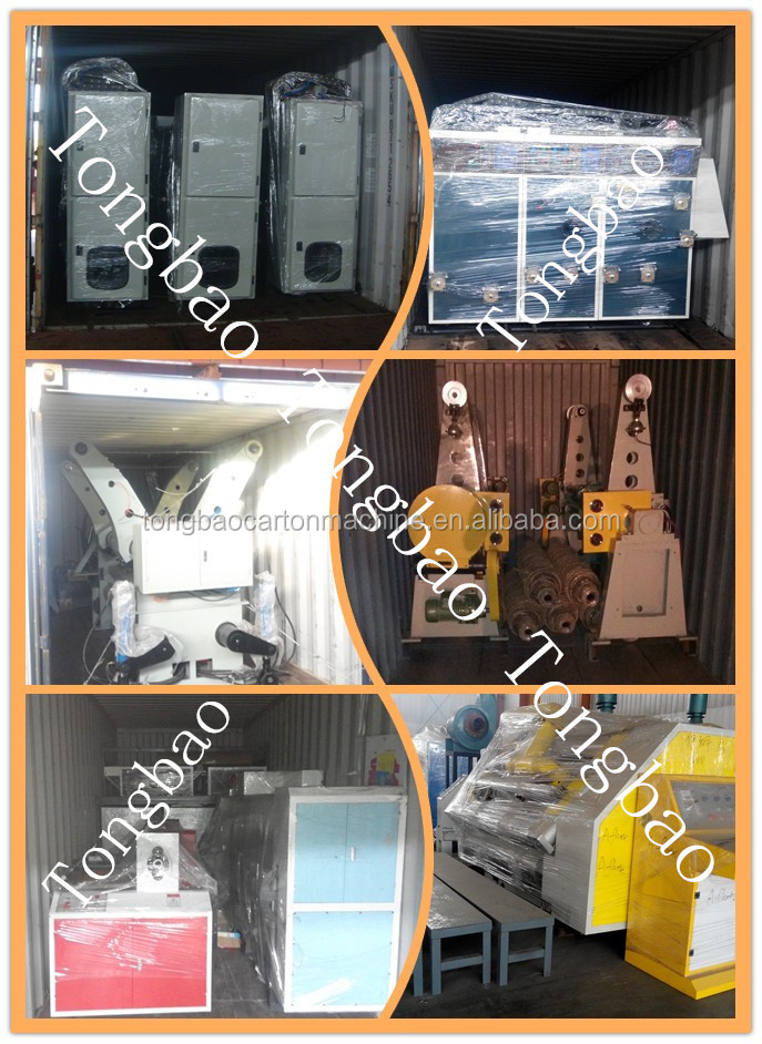 Cartons Packaging Type Corrugated Board Making Equipment 3/5/7 Layer Production Line