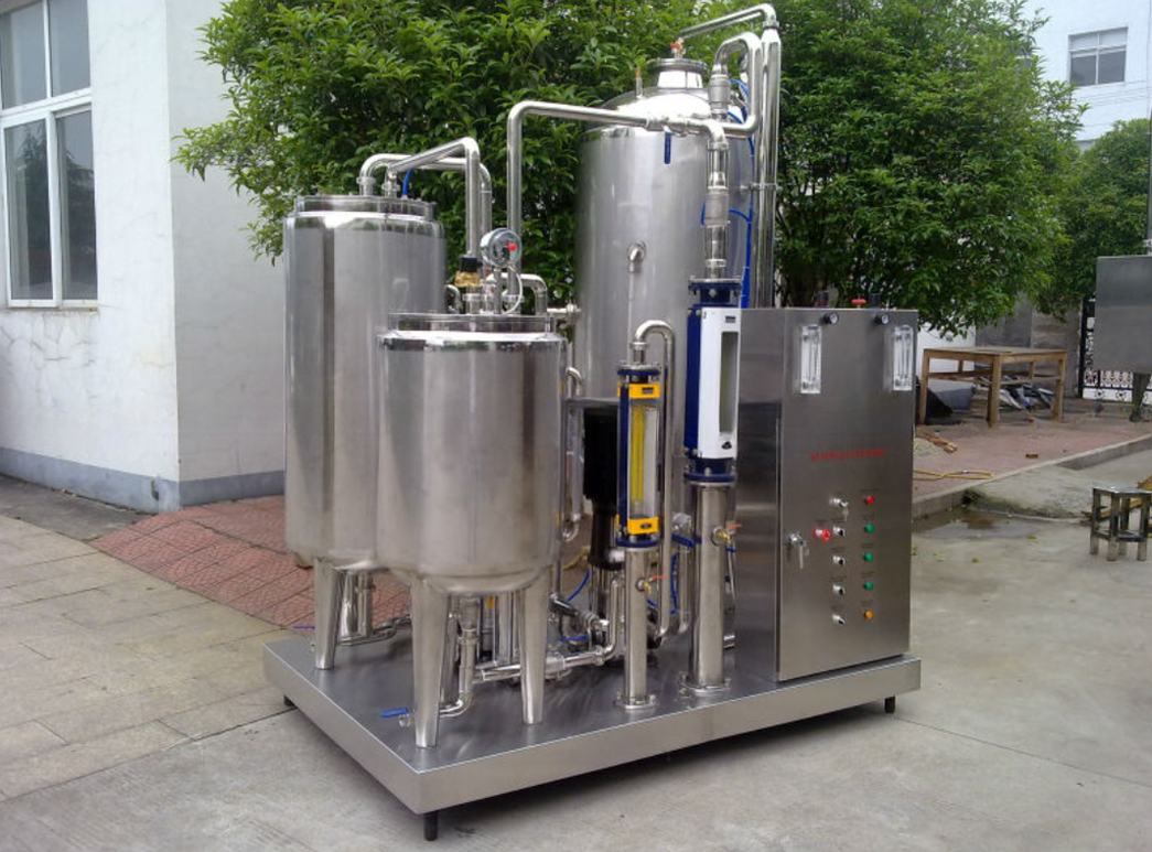 High Gas Content Cola Drinks Mixer with 3KW Power and 3000L/H Capacity