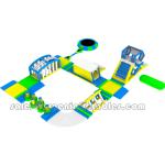 Commercial Outdoor Inflatable bounce house Water float Slides trampoline