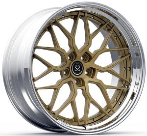 China 17x8.5ET18/17x9.5 ET24/5x120/72.6 3 Piece Forged Wheels For BMW E36 wholesale