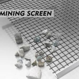China Stone Crusher Vibrating Crimped Woven Wire Mesh For Quarry Mining wholesale