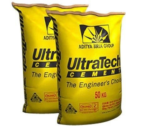 Flexo Polypropylene Cement Packing Bags Heat Sealing 300mm Putty Powder