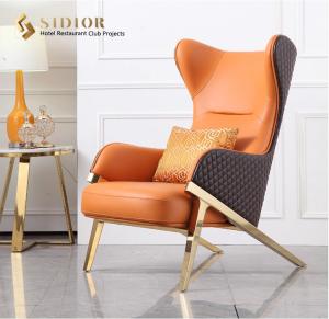 China ODM Stain Resistant Modern Leisure Chair PU Leather for Living Room wholesale