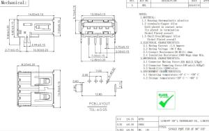 China LINK-PP LPUSB1121 Single Port Usb AF 90° DIP wholesale