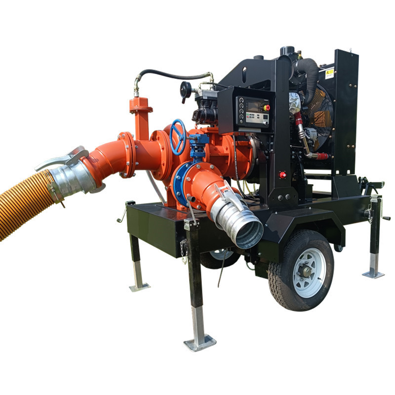 High Pressure Diesel Water Pump Dry Suction Drainage Pump Agriculture Silent Pump Manufacturers
