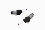 Black Invisible CIC Hearing Aids 20H Smallest In The Canal