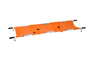 China CE Patient Transfer PVC Sheet Adjustable Ambulance Scoop Stretcher wholesale