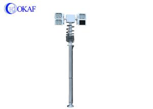 China Pneumatic Mobile Lighting Mast Portable Light Towers Ground / Vehicle Mounted wholesale