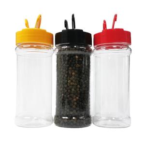 China PP Flip Top 34g 135mm 230ml 8Oz Glass Spice Containers wholesale
