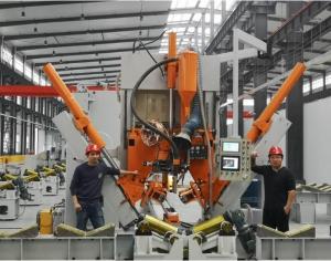 China Maximum diameter 500mm 12000mm Light Pole Shut Welding Machine For 5G Communication Pole wholesale