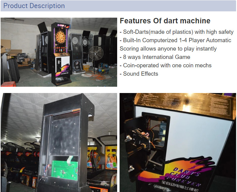 Club Dynasty War Games Electronic Dart Board Machine With Soft Tip Darts