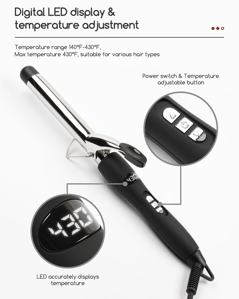 Ceramic Infrared Technology Hair Curling Irons Professional Personal Care