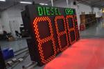60inch Outdoor Red Diesel Led Gas Price Changer Display Station Sign 3g Rf Tcp