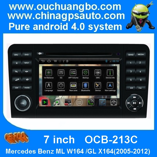 Ouchuangbo Car Audio GPS Navi Radio S150 Android 4.0 for Benz ML W164 /GL X164(2005-2012) with 3G Wifi USB VCD OCB-213C