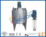High Speed Blending Milk Cooling Tank , Double Insulation Layers Stainless Steel