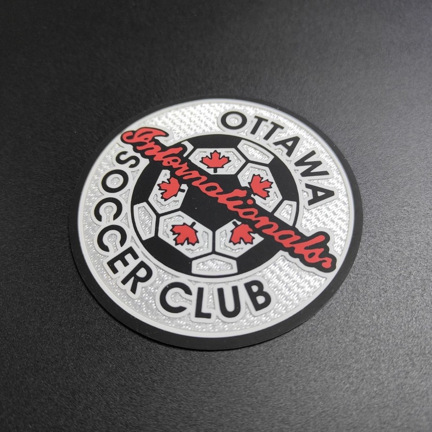 Custom Heat Press Appliques 3D Silicone Embroidered Logo Patches
