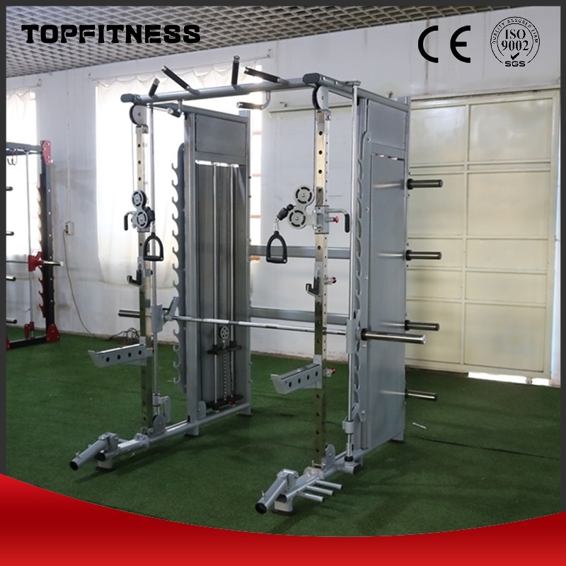 Commercial Gym Multi-Function Cable Crossover Zero Gravity Smith Machine