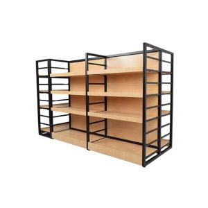 China Book Crystal Wood Display Shelving Units Retail Visual Merchandising wholesale