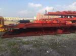Large Scale Used Truck Trailers , Container Transport Skeleton Flatbed Semi
