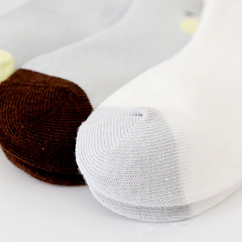 Anti Slip Printed Picture Socks Snagging Resistance For Newborn