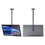Toughened Glass LCD Store Advertising Display Screen 55 43 Inch