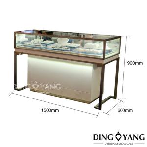 China Lighting OEM Streamline Jewellery Display Cabinet wholesale