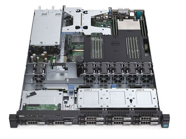 PowerEdge R430 Server 4-Bay Xeon E3-1225V5 3.3Ghz 4Core/8GB ECC/1TB SATA /DVD RW network server rack server