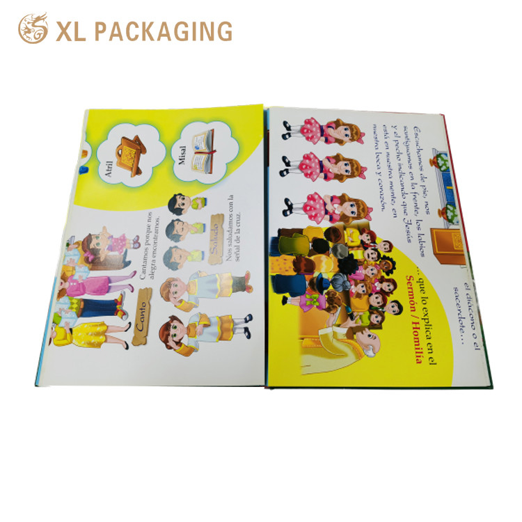 Children Hardcover Art Paper Brochures Paperbacks Board Books CMYK Full Color