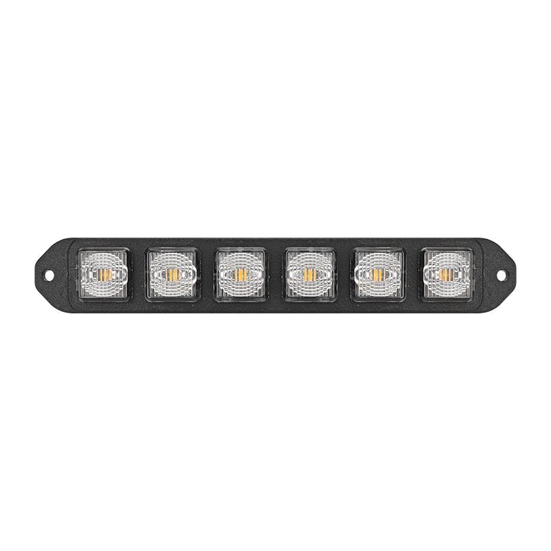 Flashing Warning Side Marker Light 6LED 18W Surface Mount Strobe Light