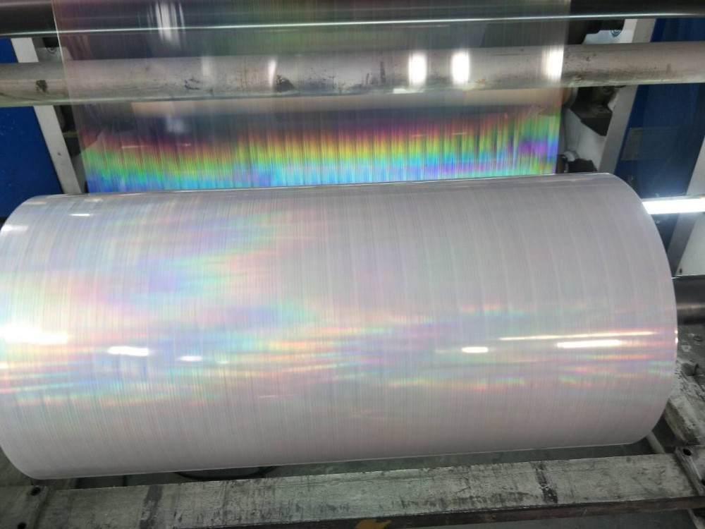 Soft PET Film Transparent Holographic Cold Lamination Film for Professional Finishing